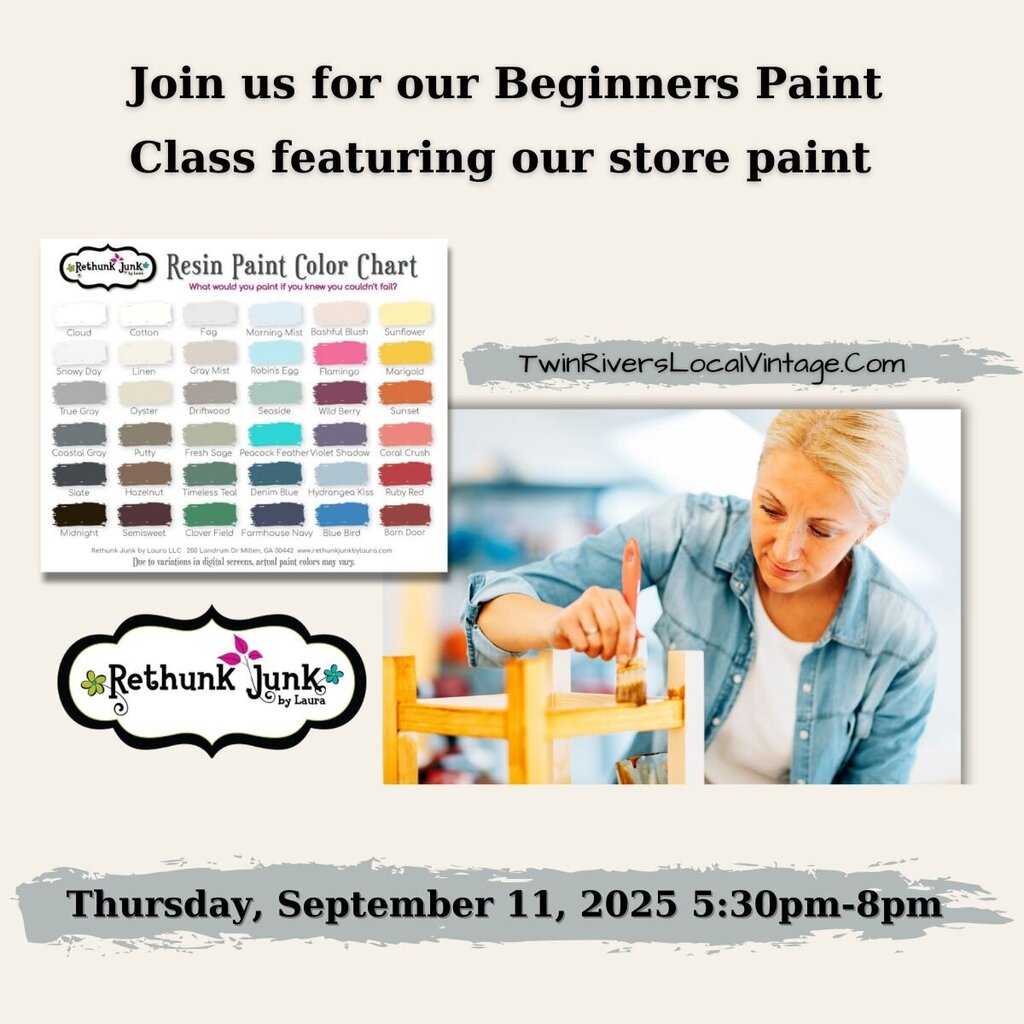 Beginner's Furniture Paint Class - September 11, 2025