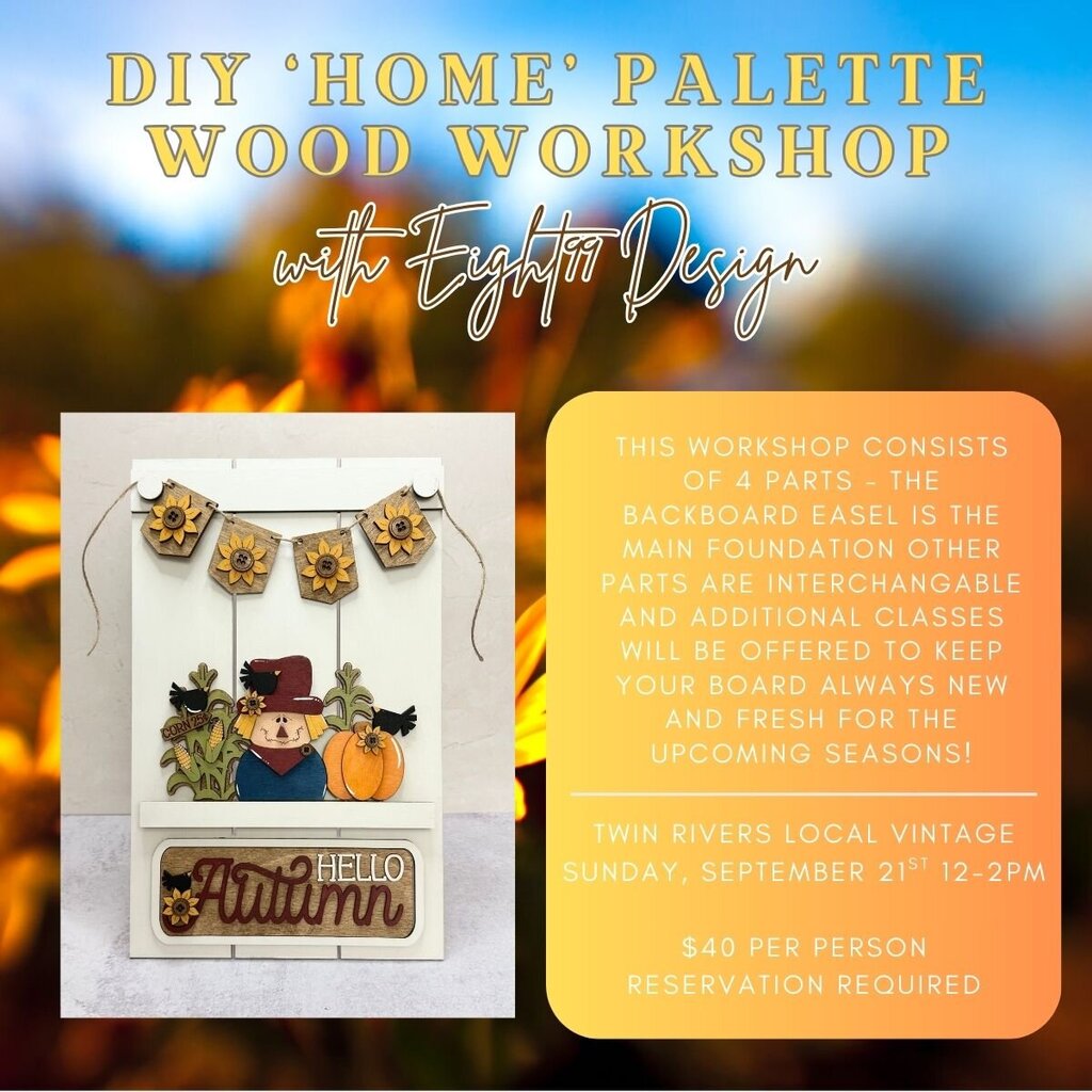 DIY Home Palette Board "Autumn" Workshop - September 21, 2025