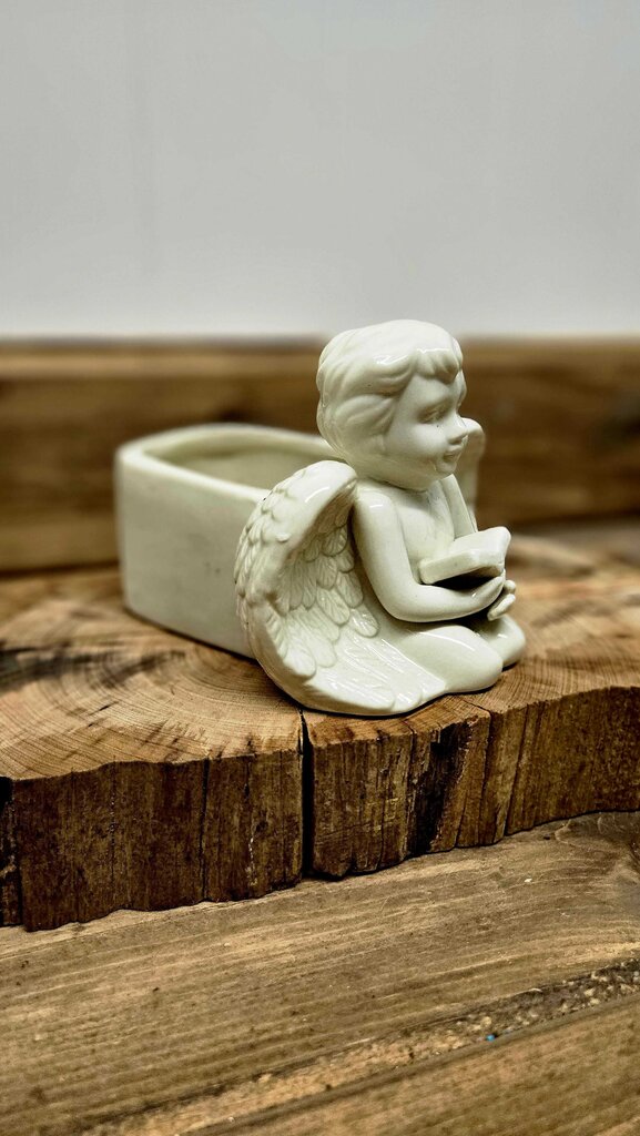 Vintage Angel Planter
