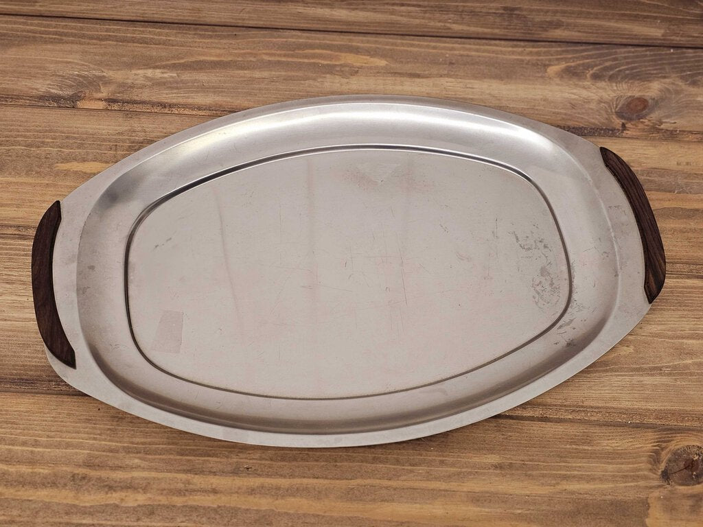 MCM Stainless Steel Danish Oval Serving Tray