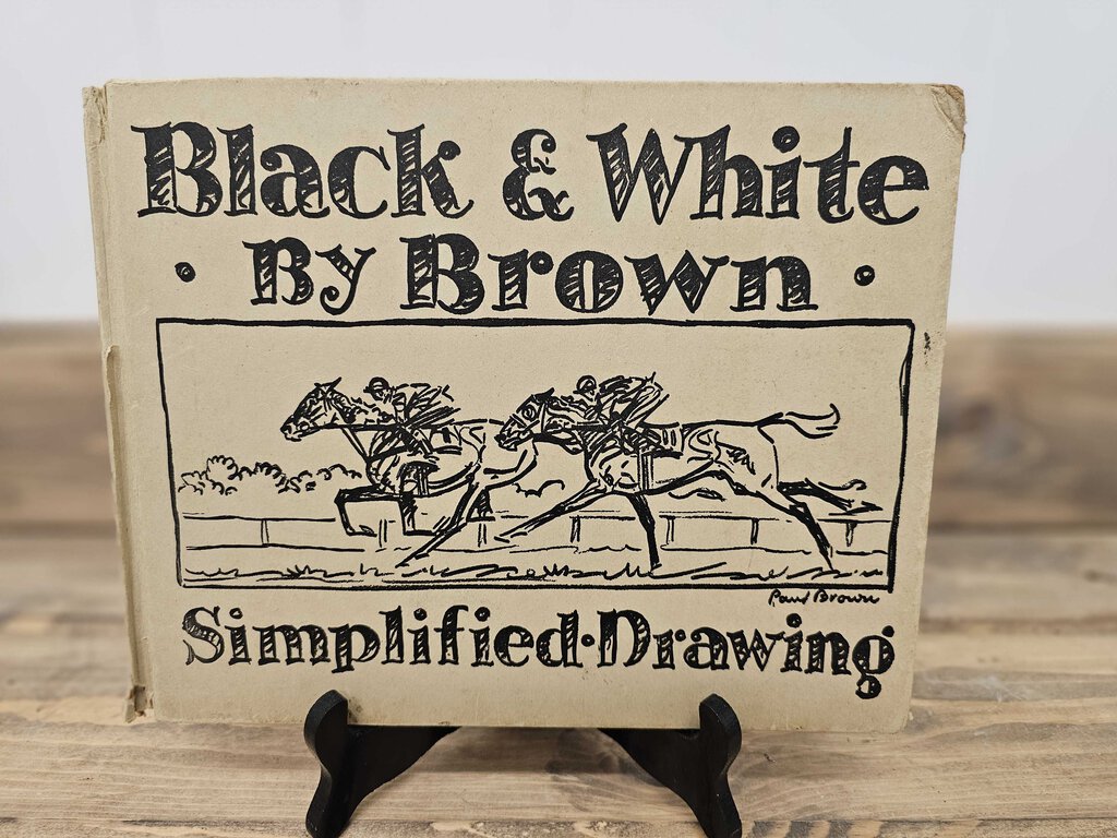 1939 'Black & White By Brown - Simplified Drawing' book