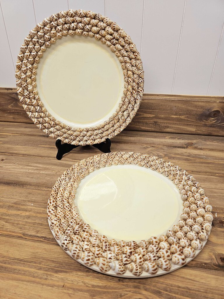 Natural Seashell Charger Plate