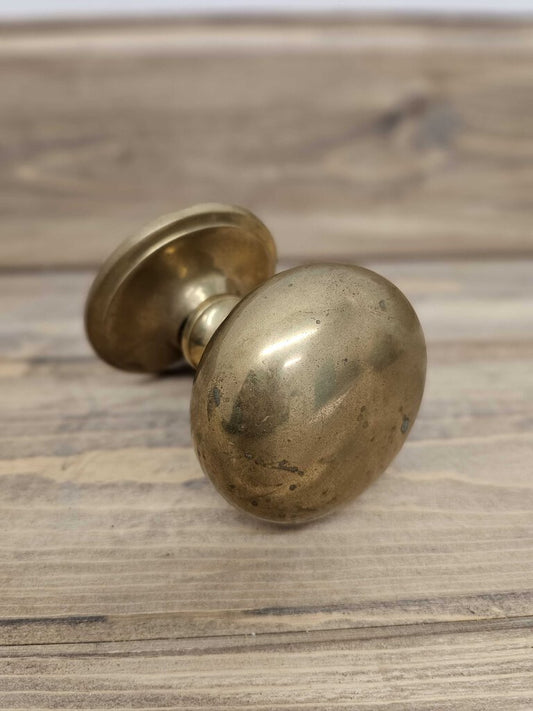 Vintage oversized brass doorknob