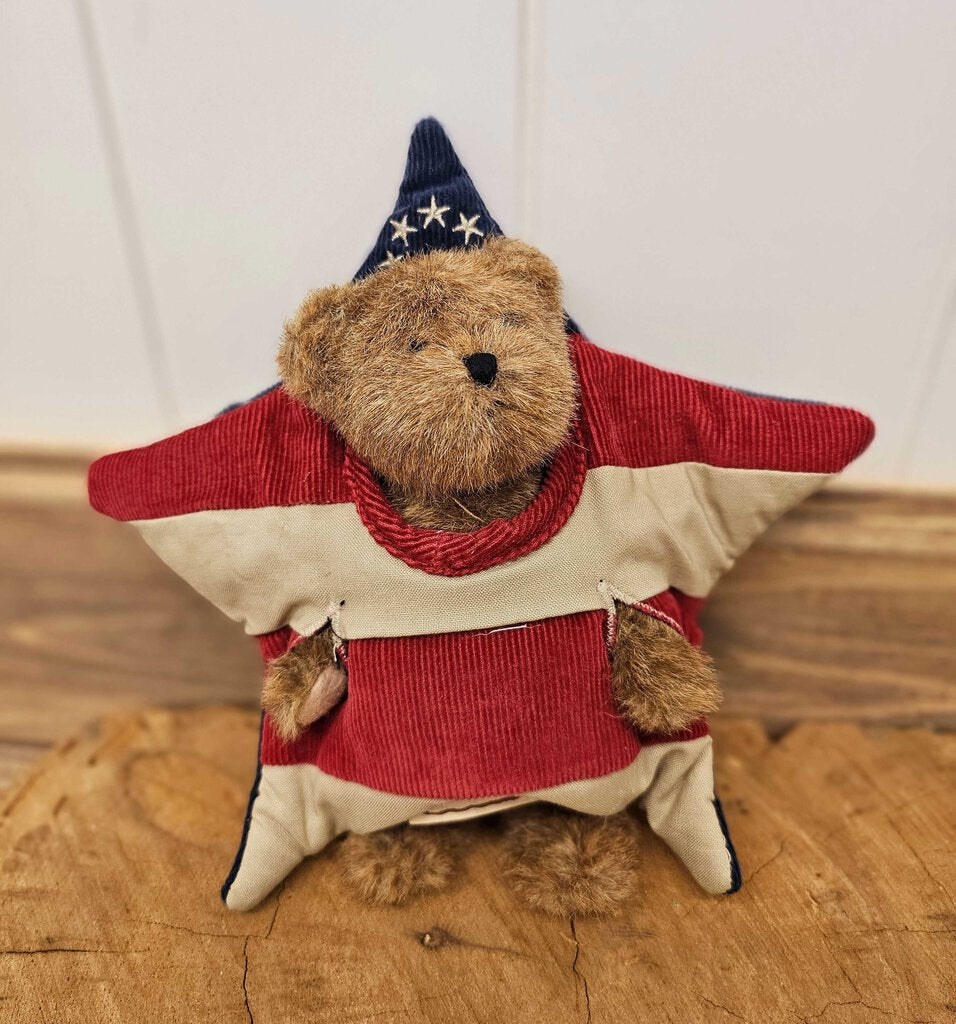 Boyd's Bear Head Bean Collection - "Glory" patriotic bear