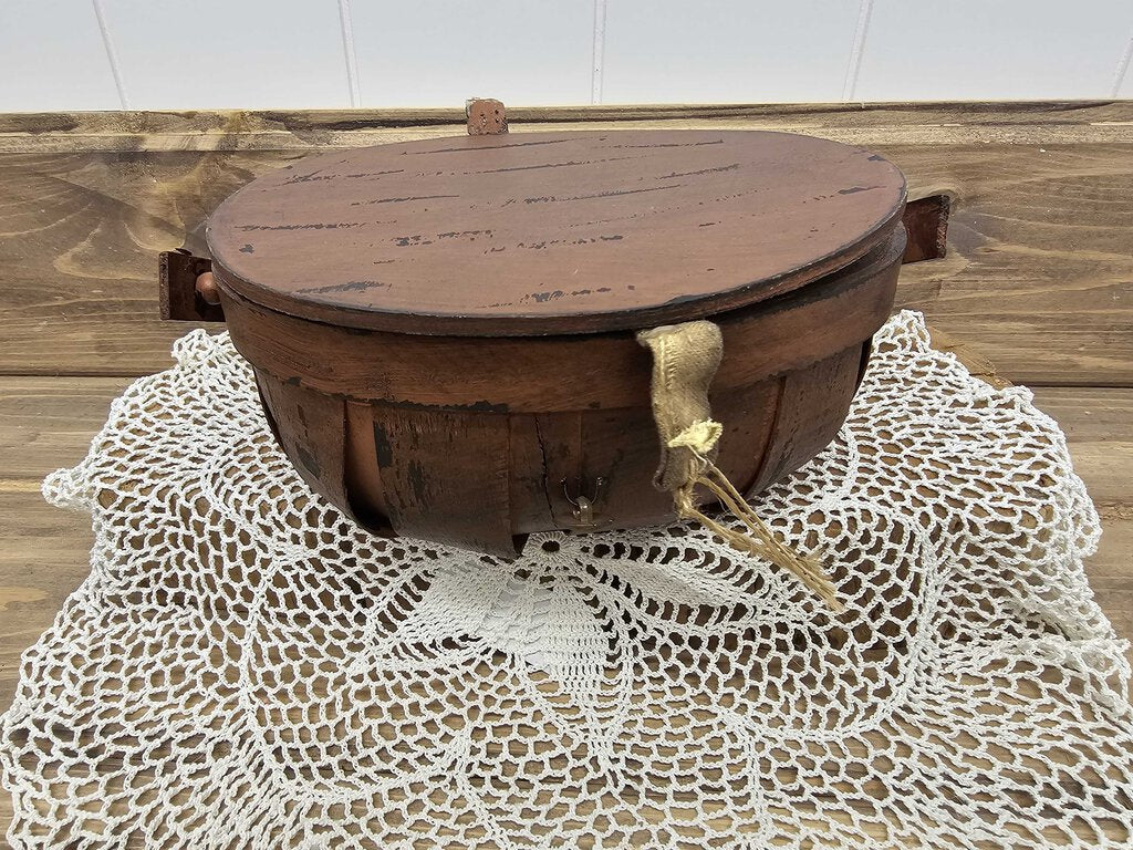 Vintage sewing basket