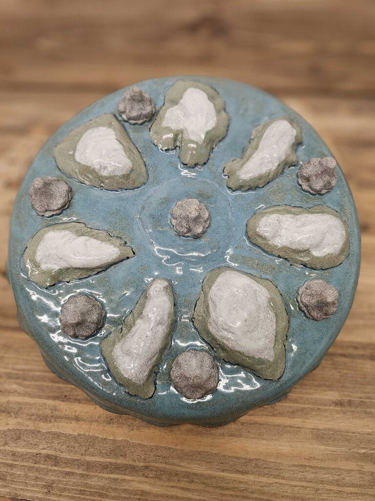 Handmade pottery Oyster Tray and Baking Dish