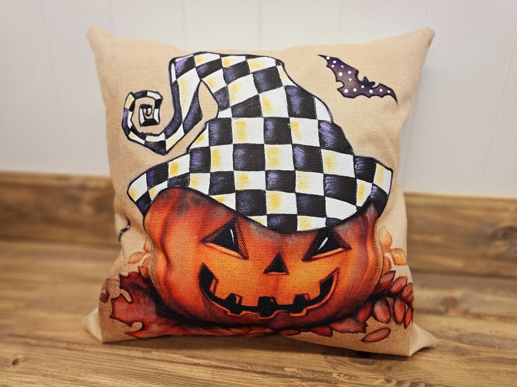 Hand embellished Pumpkin pillows