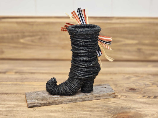 Handmade Witches boot figurine