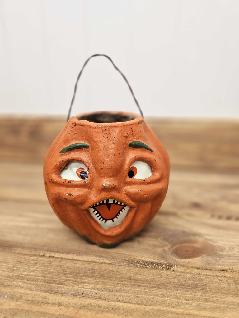 Choir Boy Jack-o-Lantern Pumpkin (paper mache)