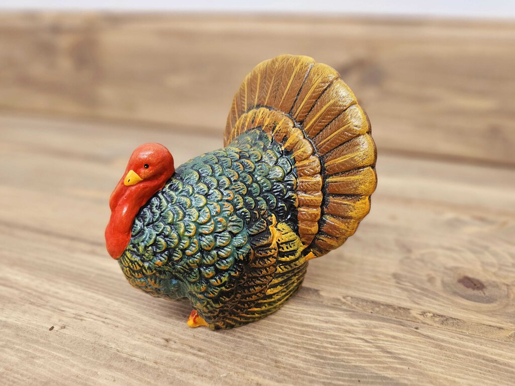 Vintage painted ceramic Turkey