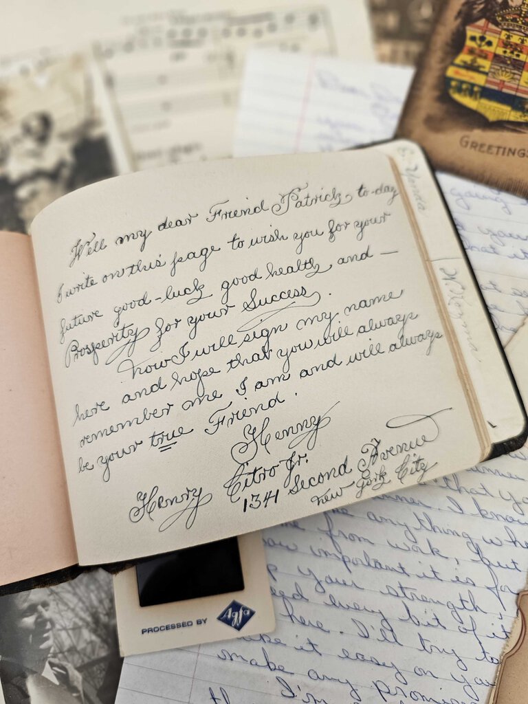 Antique 1924-1925 Autograph album