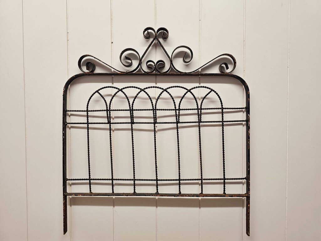 Antique small iron garden gate