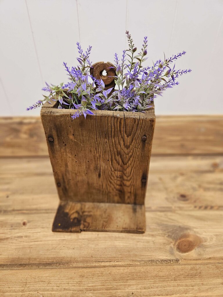 Primitive Wood Box Decor