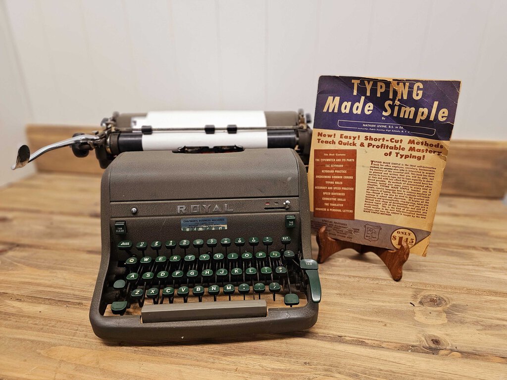 1963 vintage typing made simple book