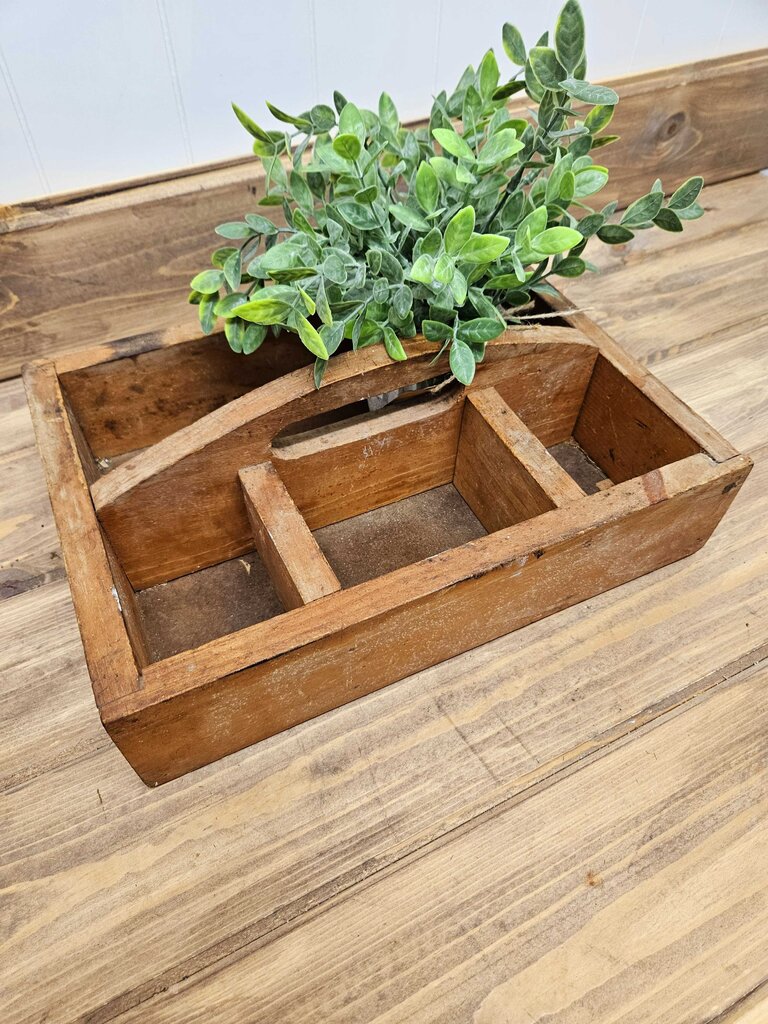 Vintage Wood Caddy