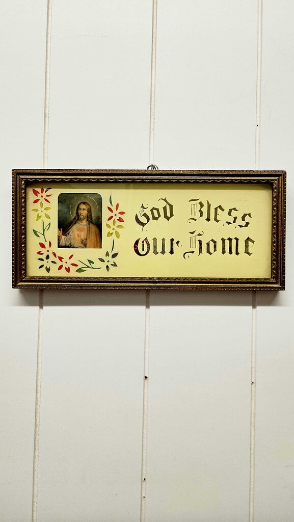 God Bless Our Home Plaque